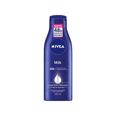 NIVEA Loção Hidratante Milk Pele seca a extrasseca 200ml