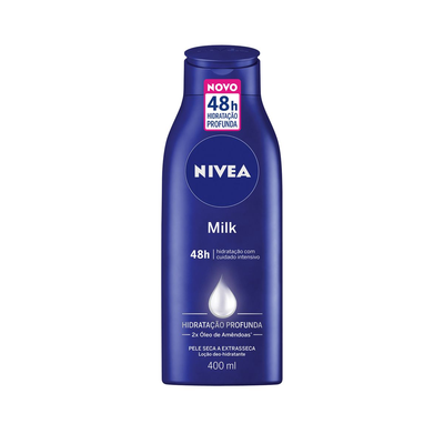 NIVEA Loção Hidratante Milk Pele seca a extrasseca 400ml